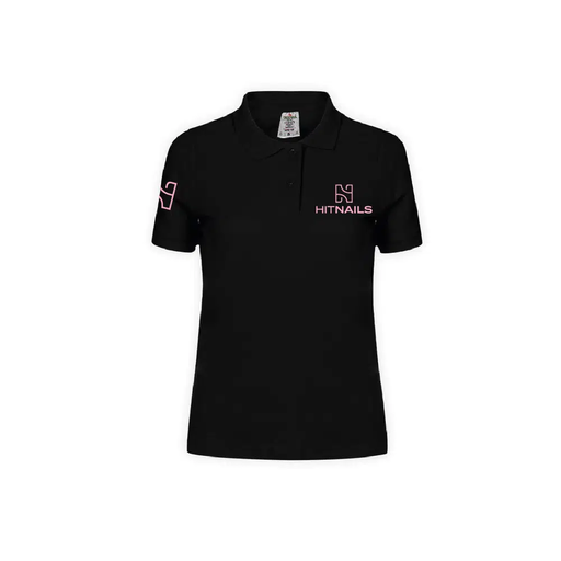 [M.TT.002] Damen-Poloshirt Schwarz - M